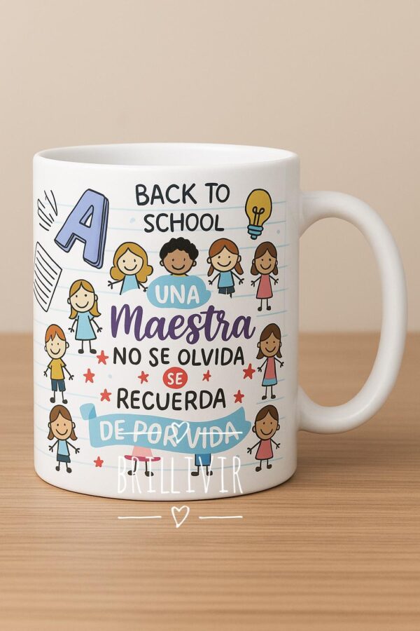 Taza Diseño Escolar - Imagen 2