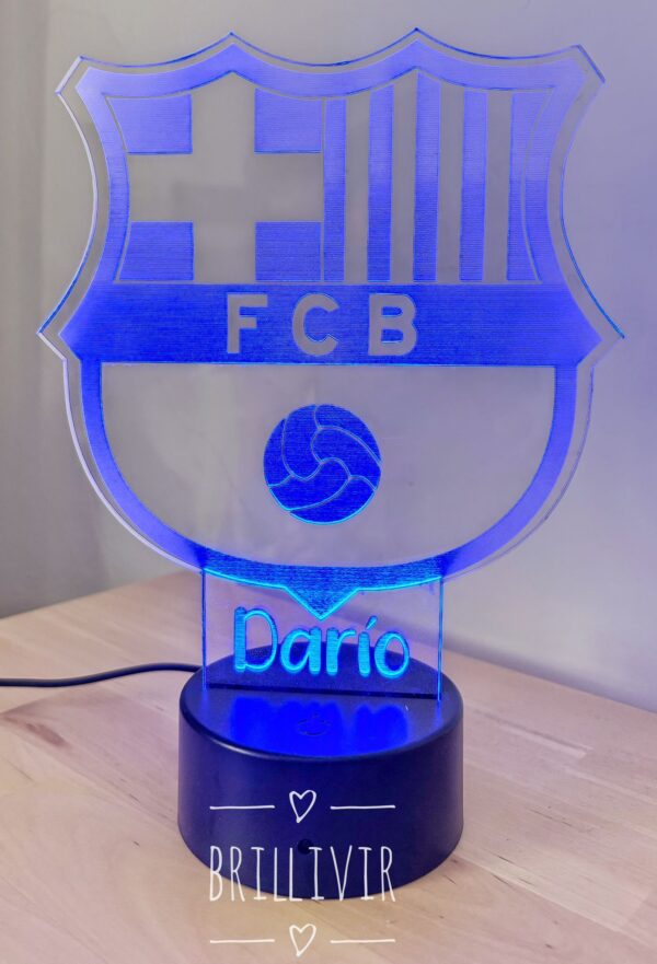 Lámpara LED Escudos Personalizada con Nombre