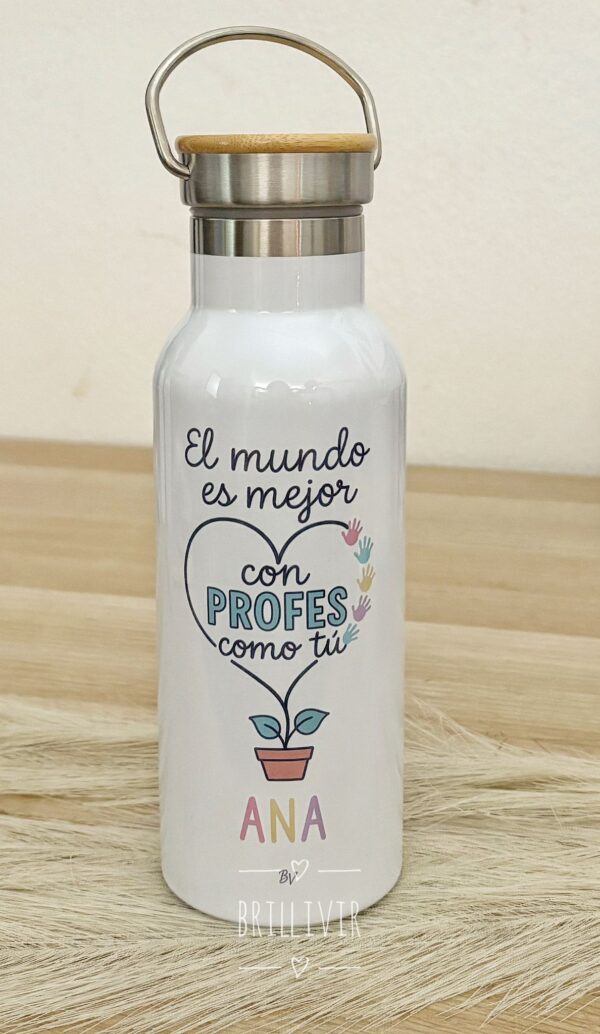 Botella Personalizada, docente